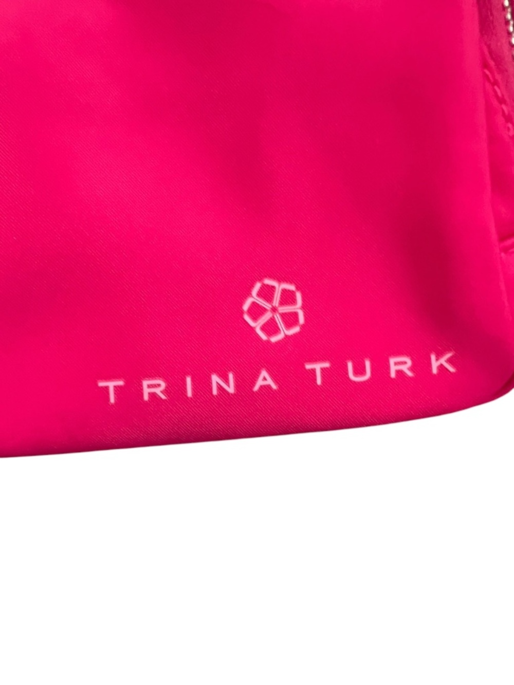 Trina Turk Hot Pink Belt Bag Fanny Pack Neon Pink Travel Crossbody - Picture 2 of 6